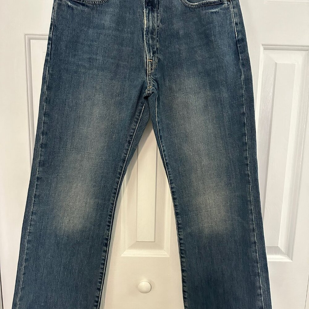 Vintage late 90's Abercombie and Fitch Men's Wide Leg Jeans